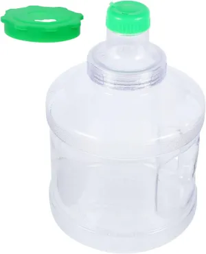 Office Use Transparent Water feeder Storage Bucket Large Capacity Water Tank with Lid Removable Design for Easy Cleaning for Hiking Outdoor Activities Home and 