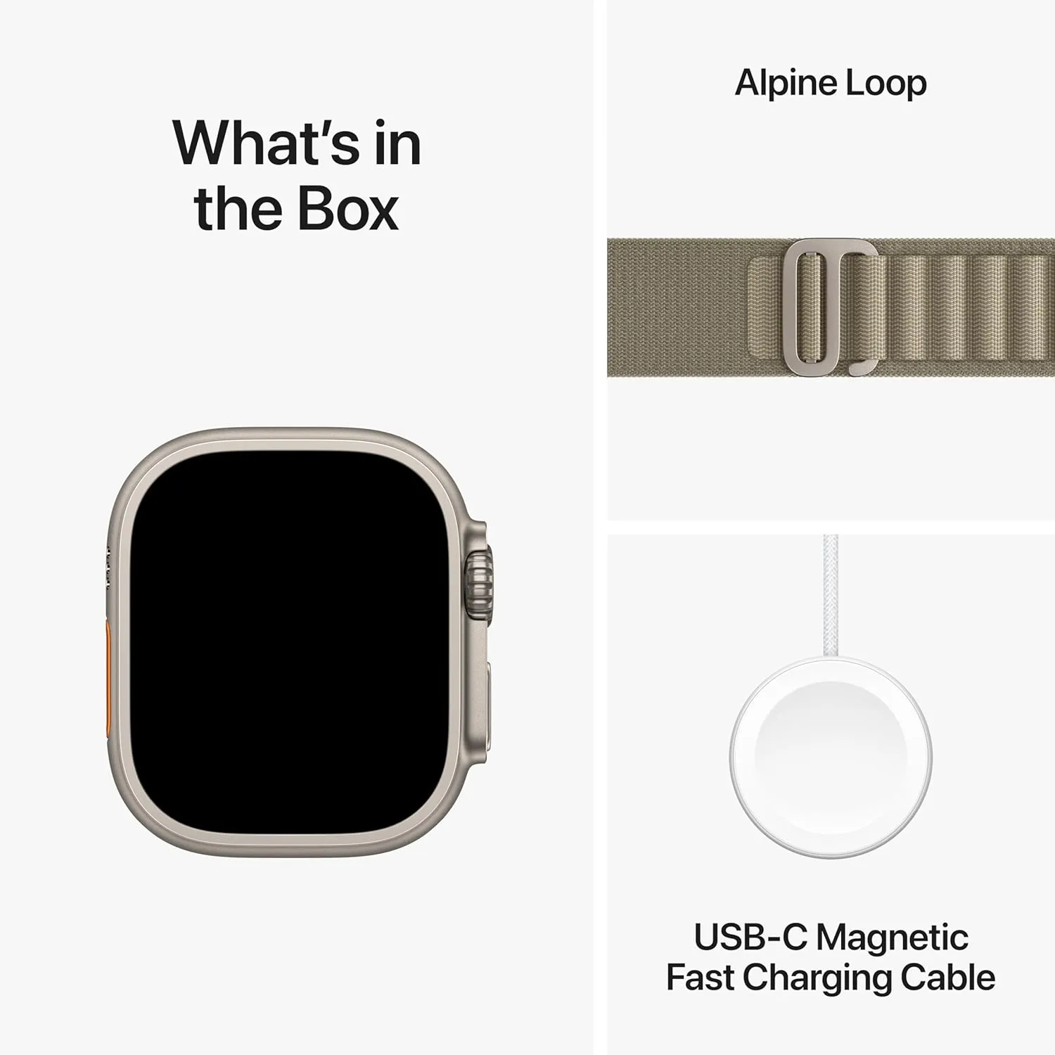 Olive Alpine Loop$ Medium (Renewed) Apple Watch Ultra 2 corrosion beacon [GPS   Cellular$ 49mm] Titanium Case with 
