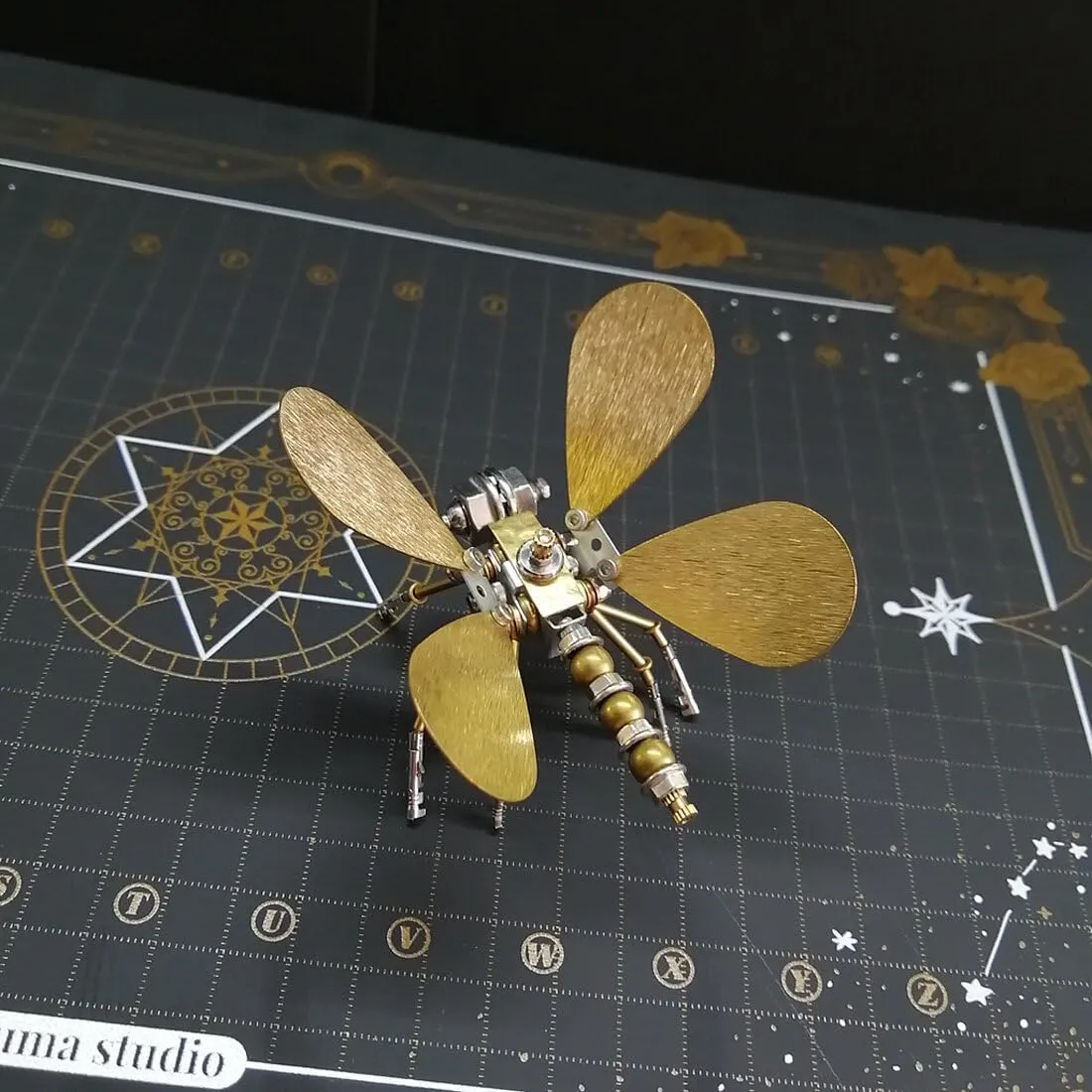 Ornament unread DIY Assembly Kits, Gift for Adults (Static Version/100PCS ) 3D Metal Puzzle Butterfly, 3D Metal Puzzle 3D Jigsaw Puzzle Handmade Crafts 
