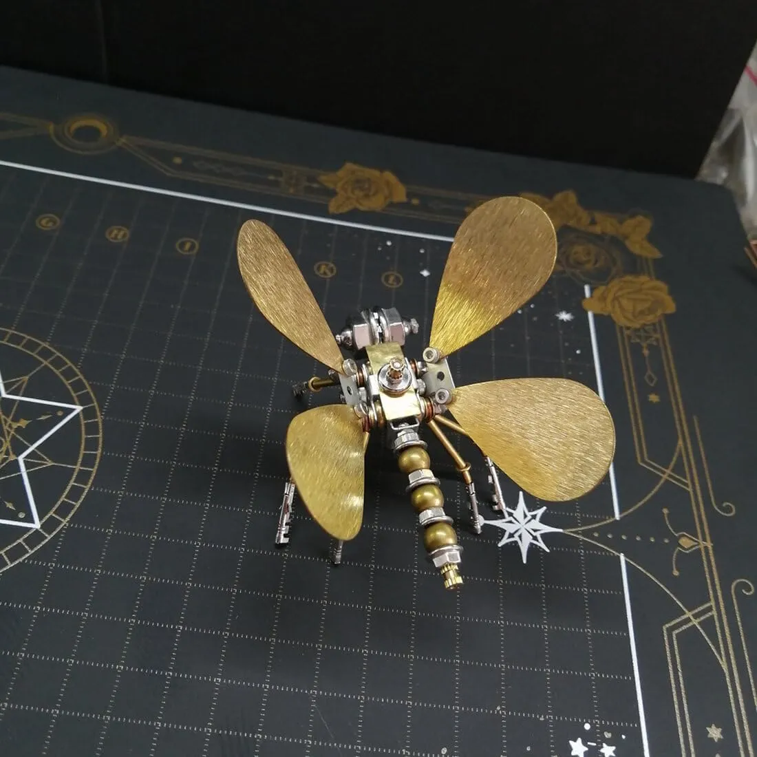 Ornament unread DIY Assembly Kits, Gift for Adults (Static Version/100PCS ) 3D Metal Puzzle Butterfly, 3D Metal Puzzle 3D Jigsaw Puzzle Handmade Crafts 
