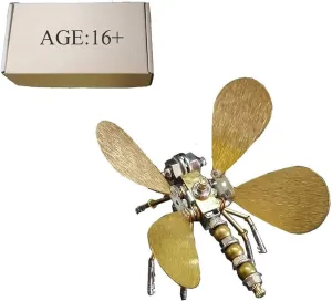Ornament unread DIY Assembly Kits, Gift for Adults (Static Version/100PCS ) 3D Metal Puzzle Butterfly, 3D Metal Puzzle 3D Jigsaw Puzzle Handmade Crafts 