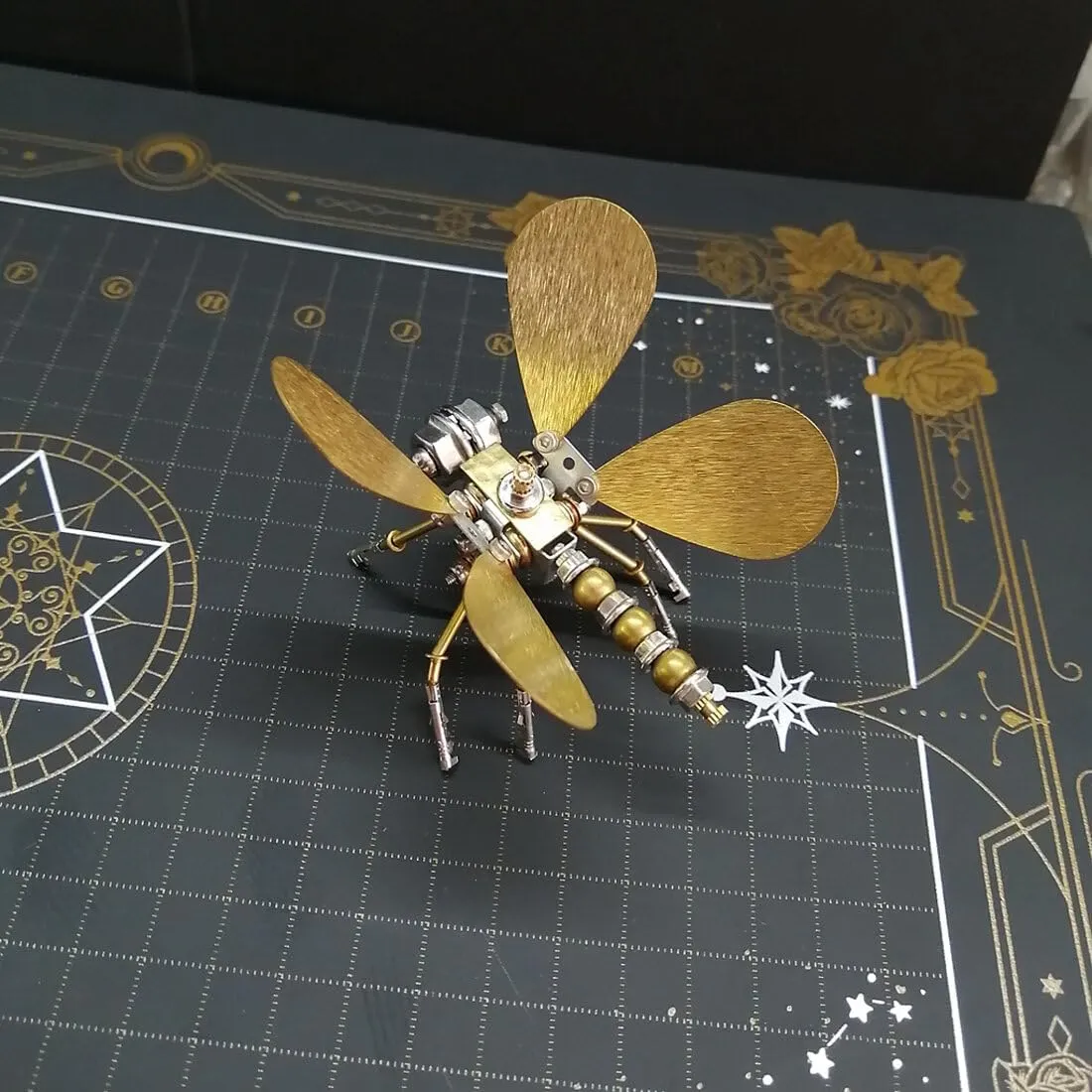 Ornament unread DIY Assembly Kits, Gift for Adults (Static Version/100PCS ) 3D Metal Puzzle Butterfly, 3D Metal Puzzle 3D Jigsaw Puzzle Handmade Crafts 