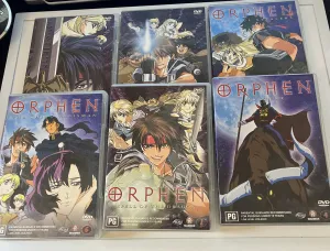 Orphen - Volume 1 2 3 4 5 6  (DVD, 2001, 6-Disc) Region 4