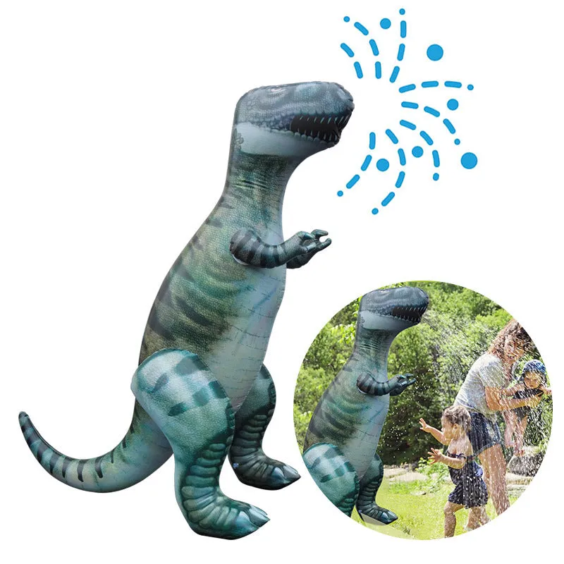 Outdoor Large Inflatable Dinosaur Water Sprinkler Toys for Kids