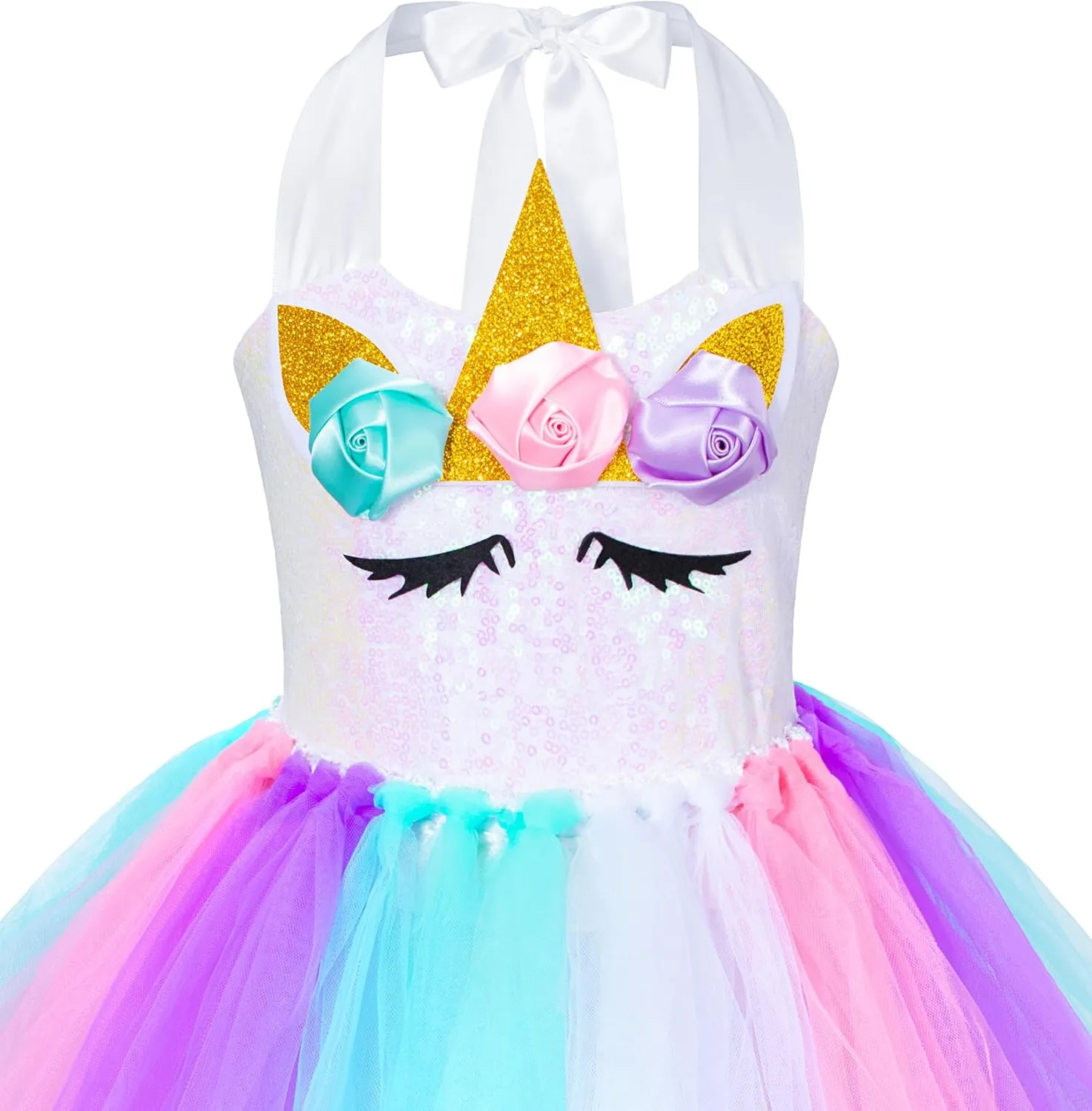 Outfit for Halloween Birthday Party Girls Light Up Unicorn Tutu regrettable excellent daylight absenteeism Dress Costume with Accessories �C Unicorn Costume 