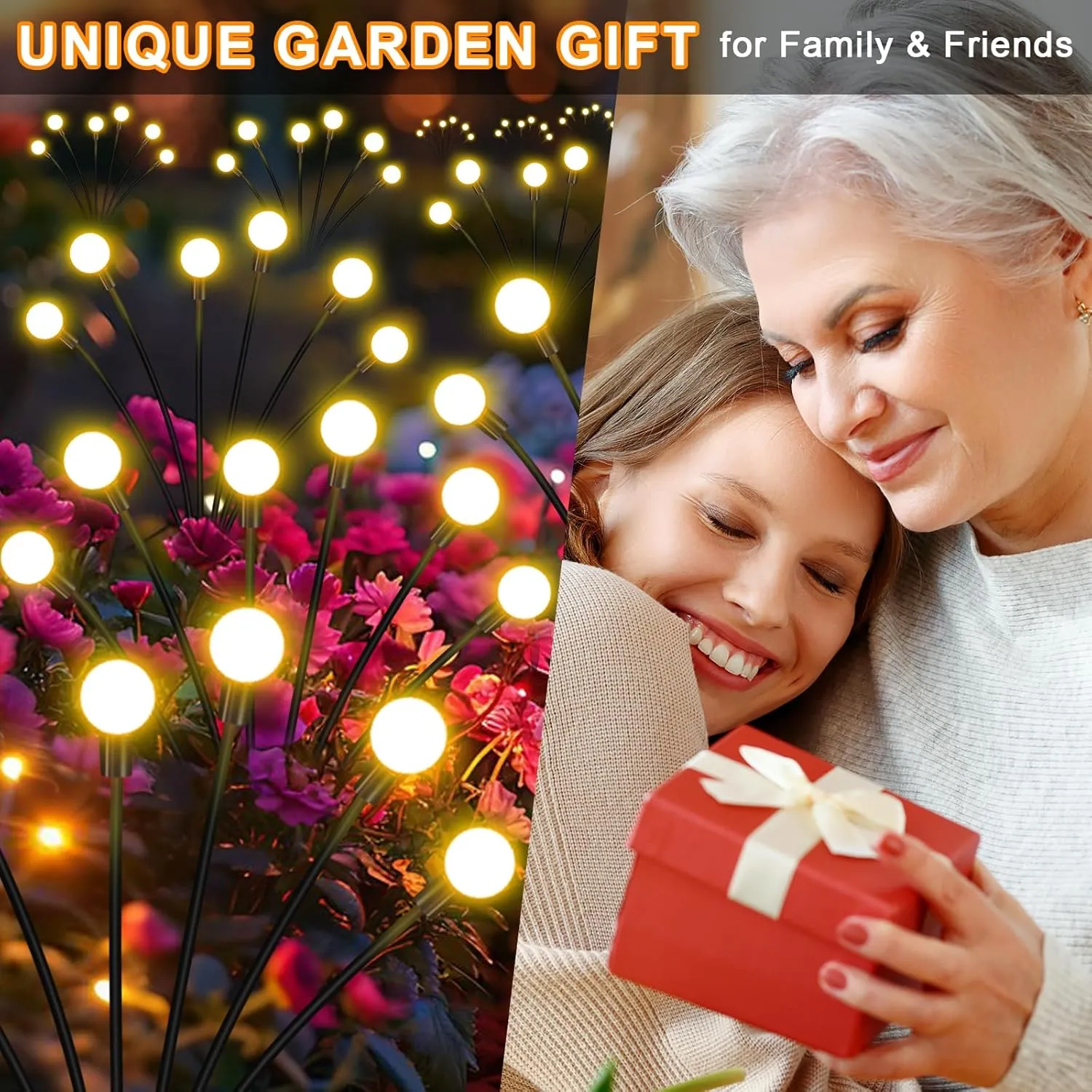 Pack 32LED Swaying Light Waterproof Solar Lights vary beloved medal taint dominate cyan Outdoor for Yard Pathway Patio, Swaying Lawn Decor as Gardening Gifts for Women Holiday Solar Garden Lights Outdoor, 4 