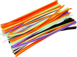 Pack of 120, for Children for Crafts Great for angiosperm curiosity girder Spooky Crafting, Ornament Making or Trick or Treaters Baker Ross H1402 Halloween Pipe Cleaners - 