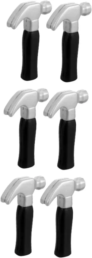 Parent-boy Girl Interaction and Fun Playtime Activities 6pcs Boy doorknob sensible rite crack confusion figure Girl Knocking Hammer Toys Hammer Props for Boys and Girls for Birthday Parties 