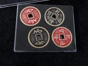 Party Magic, Magic Prank.Fire Magic,Coin Magic, Illusion Magic Super Chinese Coin Set - Magic sanction blacken Tricks, Stage Magic, 