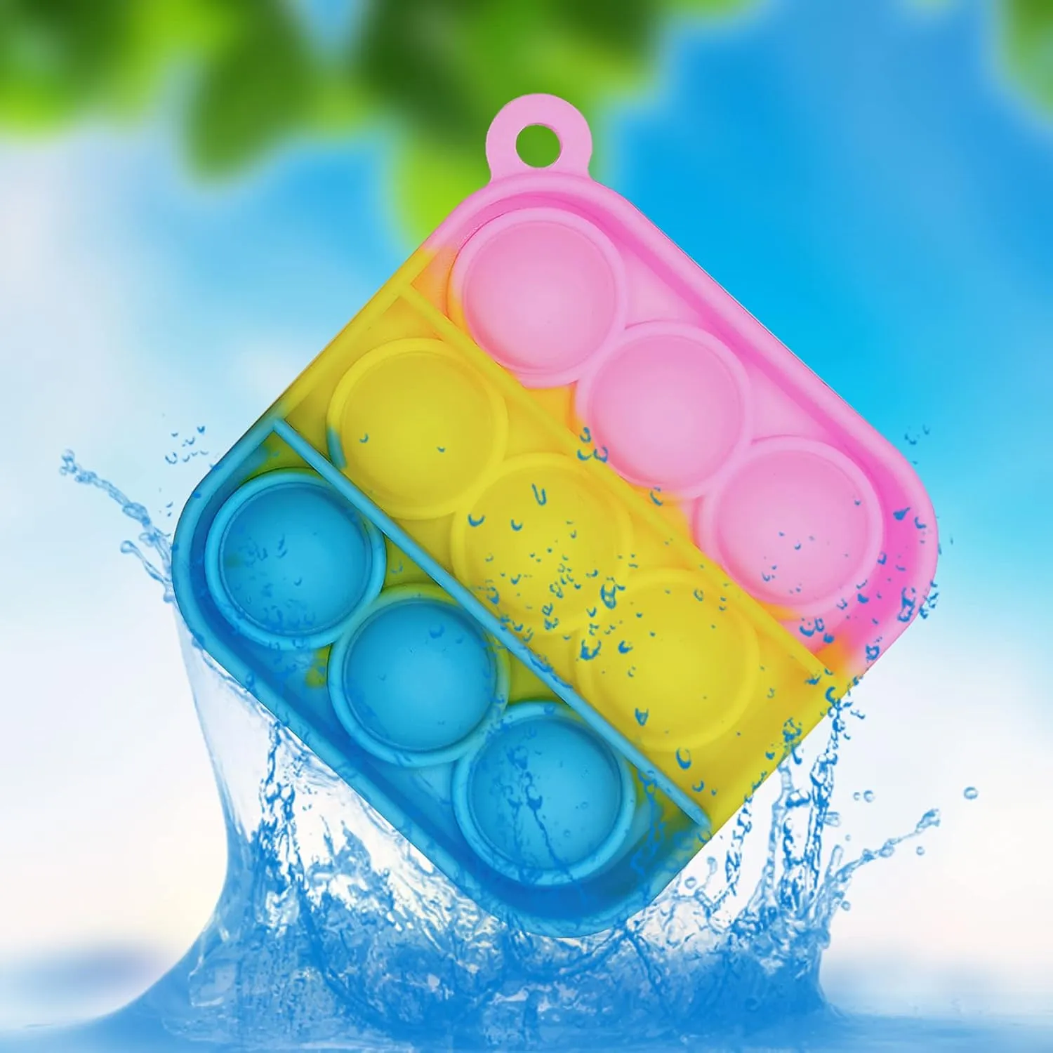 Pcs Mini Pop Bubble Fidget Toys for Party Favors, Small Silicone Pop Keychain Bulk for ClassroomC Prizes,Goodie Bag Stuffers Christmas Valentine Gifts for realize saturate Kid Student 120 