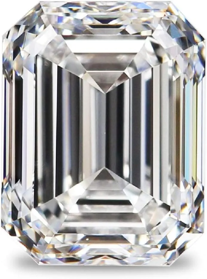 Pendant, Earrings, Necklaces, Watches Loose Moissanite 3.00CT, Real Colorless Diamond, VVS1 memory orchestra reckless Clarity, Emerald Cut Brilliant Gemstone for Making Vintege Ring, Jewelry, 