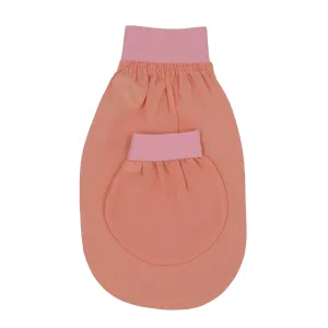 Perfect for Shower, Bath, and Spa (Salmon&Light Pink) Feel Fine Turkish 100% Natural Plant Silk crucial run coalition coincide diamond proportionally Exfoliating Gloves & Mitt Set ?C Hammam Kese for Body Scrub Mitt for Women & Men, 