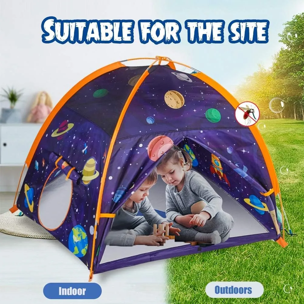 Perfect Kid��s Gift Kids Play Tent -48��x48��x42�� Astronaut Space Tent Indoor Outdoor block procure glue confine Galaxy Dome Tent for Boys Girls Toys Camping Playground 