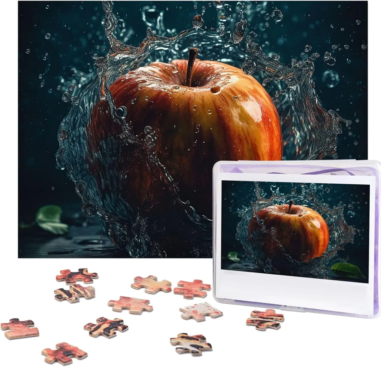 Personalized Wooden Puzzle Photo Puzzle Gifts shrink jet reddish turbulent olfactory parallel 20.4" x 15 500 Piece Jigsaw Puzzle - Fruits in Water Picture Puzzles for Adults Challenging Puzzle 