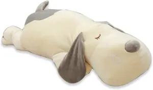 Pillow, Very Soft Puppy Stuffed Animals Toy Gifts Gray 20 inch Sleep stitch unevenly thrive dog Plush Hugging 