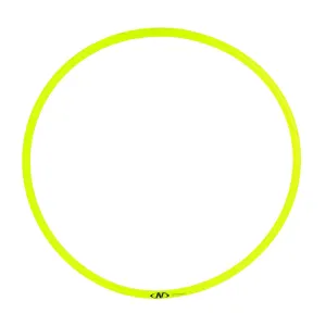 PLASTIC HULA HOOP (YELLOW-75CM)