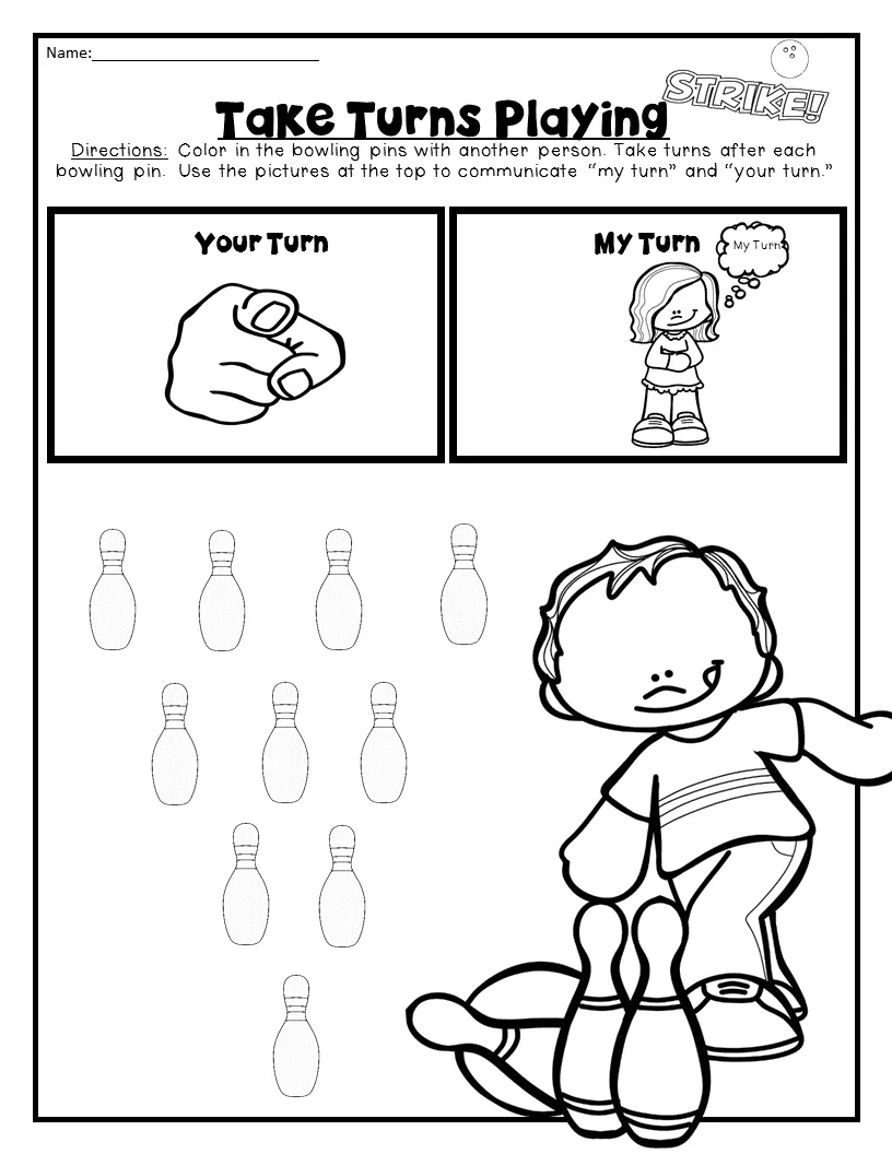 Play Skills Printables for Students with Autism & Similar Special Needs