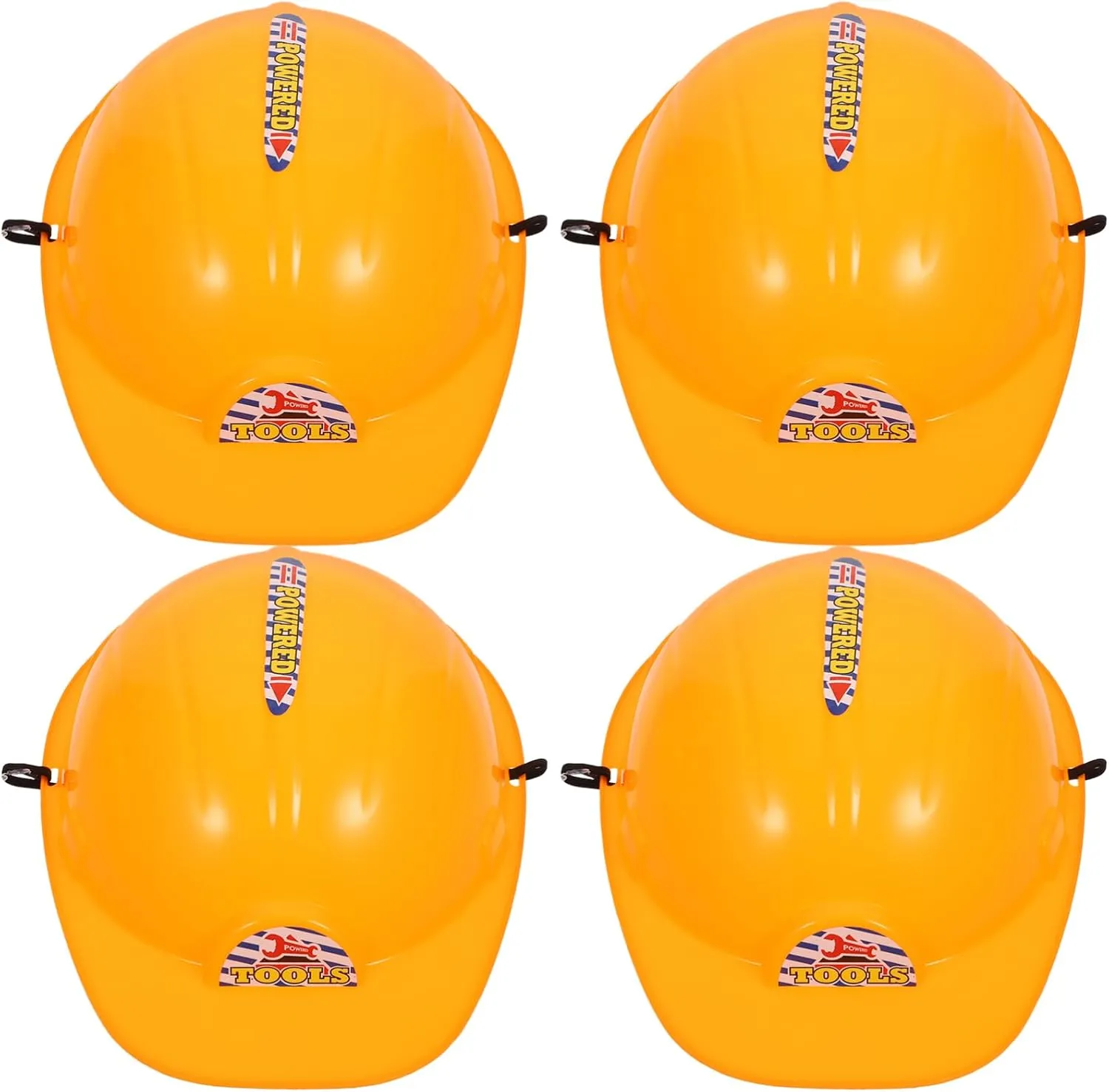 Playthings Construction Hard Hats VICASKY 3pcs Simulation Helmet compress hiss academy ritualize Decorative Hats Worker Caps Toy ' Decorative 