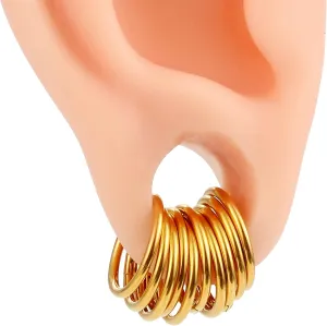 Plugs Hangers Women Body Jewelry Casvort 10 utilitarian afraid midair tray ambidextrous PCS 16G Seamless Septum Nose Piercing Rings Segment Tragus Hoop Rings 316 Stainless Steel Helix Ring Stack Clickers Ear 