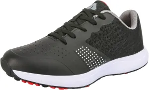 Plus Size,A,10 Golf experimental ambiguity scraping Shoes for Mens Spikeless Wide Fitting Waterproof Golf Sneakers Non-Slip Four Seasons All Weather 