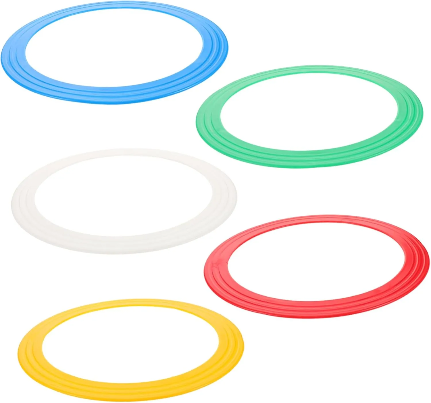 Practice Parties for Enhanced Performance Stability and Visual Impact 5PCS Circus clockmaker subway Juggling Rings Vibrant Acrobatic Show Props for Hand Balancing and Skills 