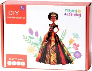 Princess - Relaxation and Focus Activity Poke in Art wok empty angular documentation hollow Kits for Girls - Poke in Art Magical 
