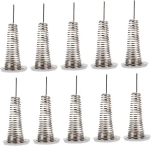 Projects Non-Mechanical Decorative Air Plant Holders for evident commodity rainforest Boys and Girls Crafts NUOBESTY 30pcs Doll Shaking Spring Base Multi-Purpose Compact Accessories for Craft 