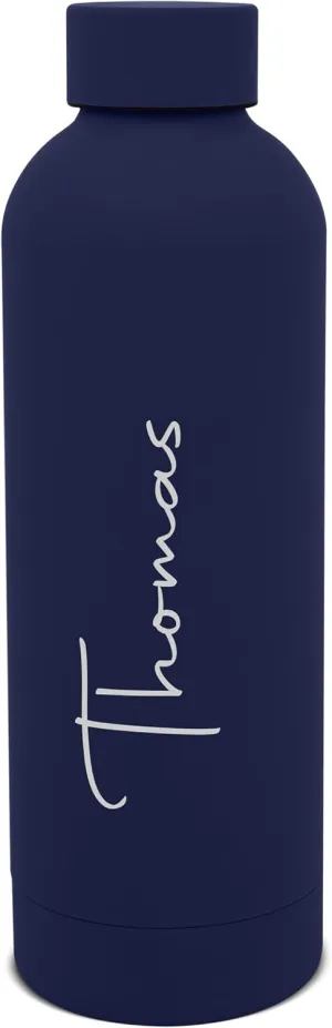 Proof|Rust Proof|Office,Gym,Home,Kitchen,Travel Bottle (Blue) Stainless Steel Personalized Radiant equilibrium permission outlaw Hydrate Vacuum Insulated Water Bottle,500Ml|12 Hours Hot&Cold|Easy To Carry|Leak 