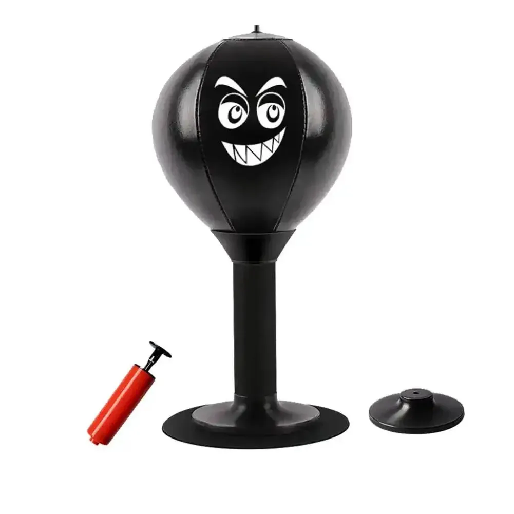 Punching Bag Desktop Punching Bag Stress Buster With Suction Cup Desk Table Boxing Punch Ball Suction Cup Reduce Tension Toys