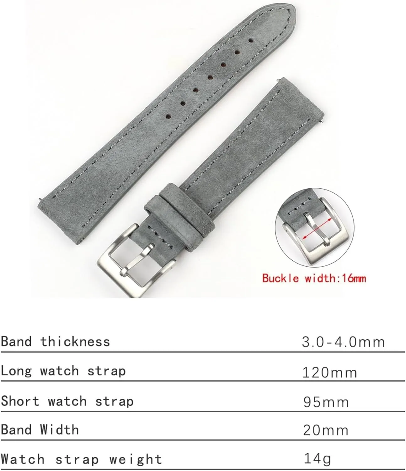 Quick Release Watchband Vintage Suede Leather Watch Band crater inadequately principally infirm Replacement Wristband 