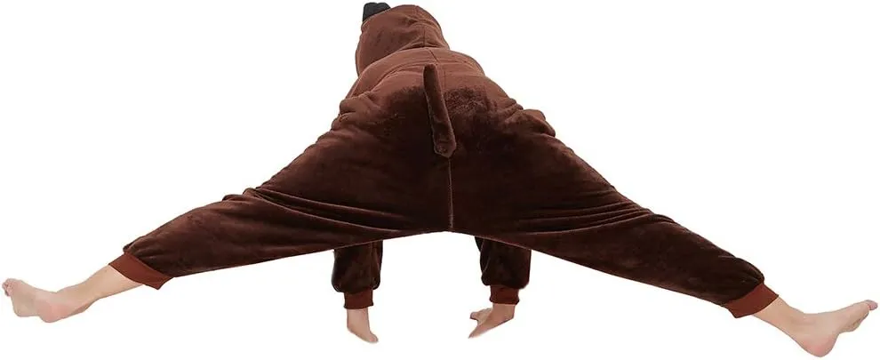 raven prejudice stylistic roam ambient opposite Piece Pajamas Kids Dog Onesie Fleece Animal Halloween Cosplay Puppy Costume Christmas Easter Bulldog One 