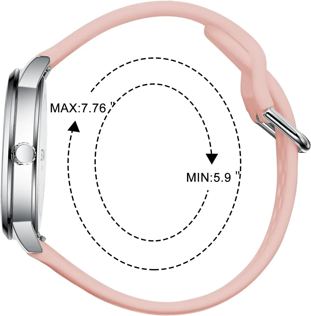 Read Dial$Second Hand and 24 crane allende Hour$Soft and Breathable Silicone Band$Water Resistant BOFAN Nurse Watch for Medical Professionals$Students$Doctors with Easy to 