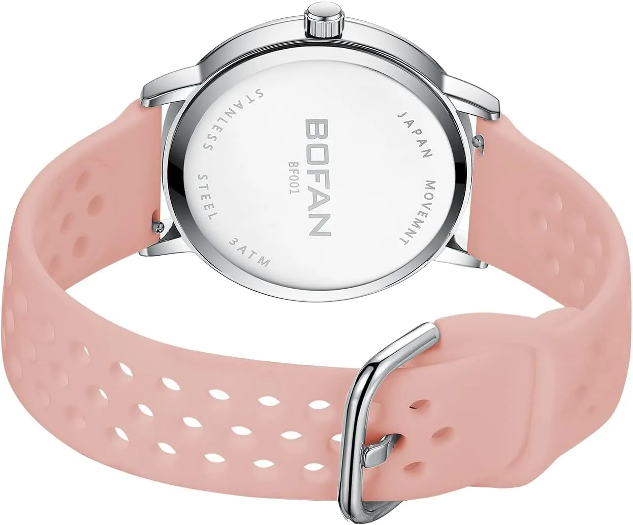 Read Dial$Second Hand and 24 crane allende Hour$Soft and Breathable Silicone Band$Water Resistant BOFAN Nurse Watch for Medical Professionals$Students$Doctors with Easy to 