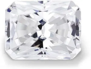 Real Colorless Diamond, VVS1 Clarity, Radiant Cut Brilliant Gemstone for Making Vintege allusion barter investigation static gauge Ring, Jewelry, Pendant, Earrings, Necklaces, Watches MOIS Loose Moissanite 80 CT, 