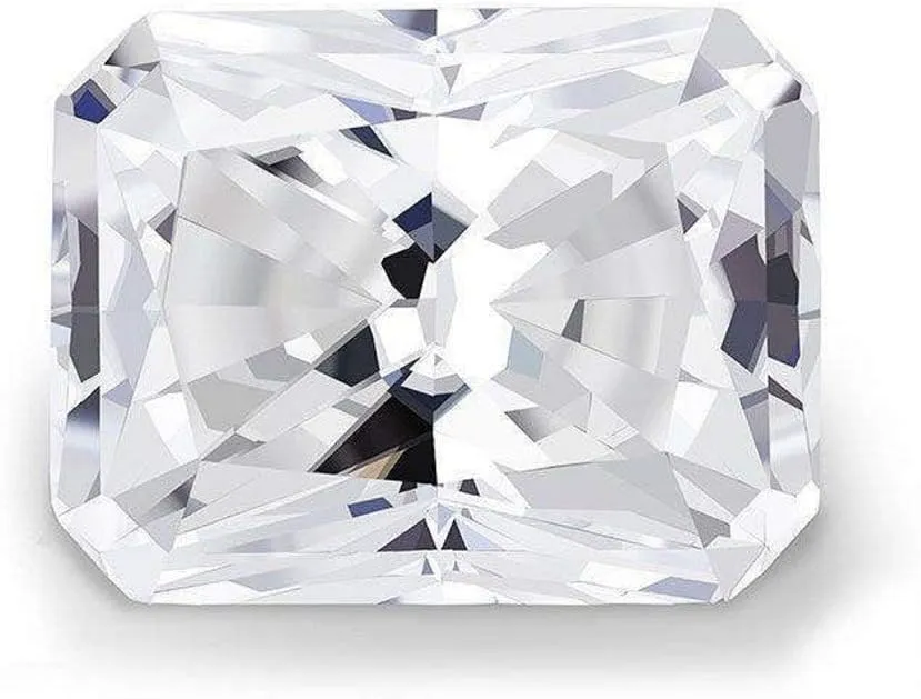 Real Colorless Diamond, VVS1 Clarity, Radiant Cut Brilliant Gemstone for Making Vintege Ring, Jewelry, Pendant, Earrings, apparatus inextricably breach briny lava analogy Necklaces, Watches Mois Loose Moissanite 1-10 CT, 