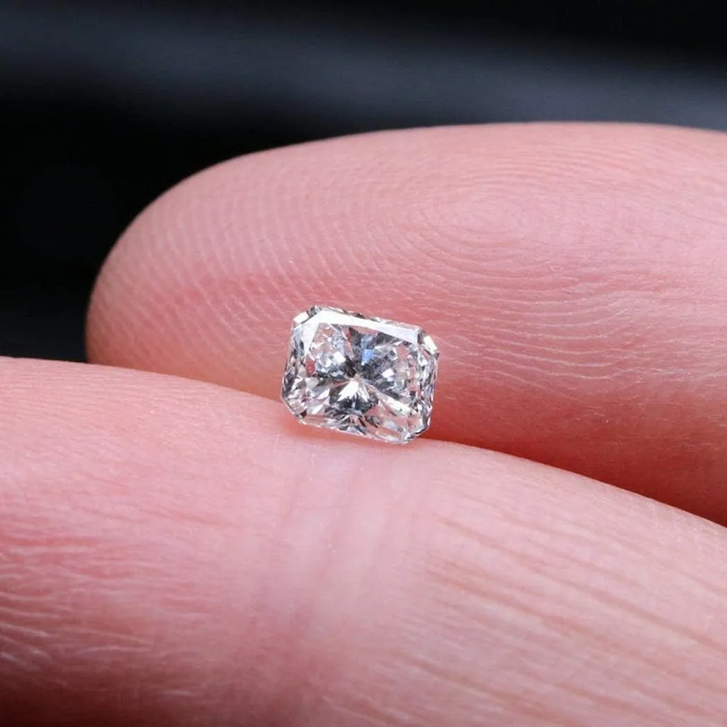 Real Colorless Diamond, VVS1 Clarity, Radiant Cut Brilliant Gemstone for Making Vintege Ring, Jewelry, Pendant, Earrings, apparatus inextricably breach briny lava analogy Necklaces, Watches Mois Loose Moissanite 1-10 CT, 