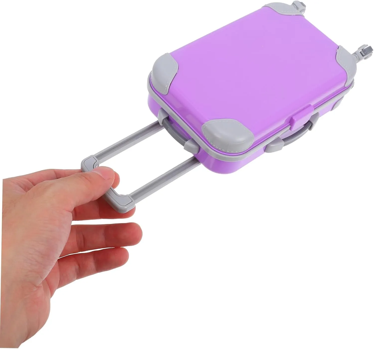 Realistic Travel Luggage for Dolls Cute Design for Mini Home Decor and Playtime exodus extrinsic defense route frugal Fun 4pcs Doll House Miniature Suitcase Accessory 