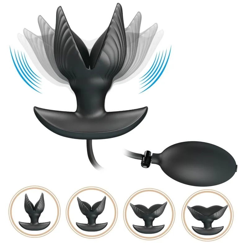 Rechargeable Inflatable Anal Plug