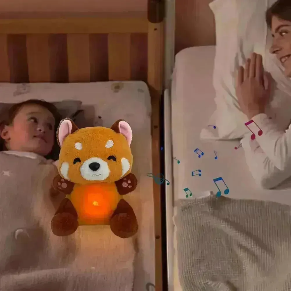 Red Panda Musical Breathing Teddy Plushie