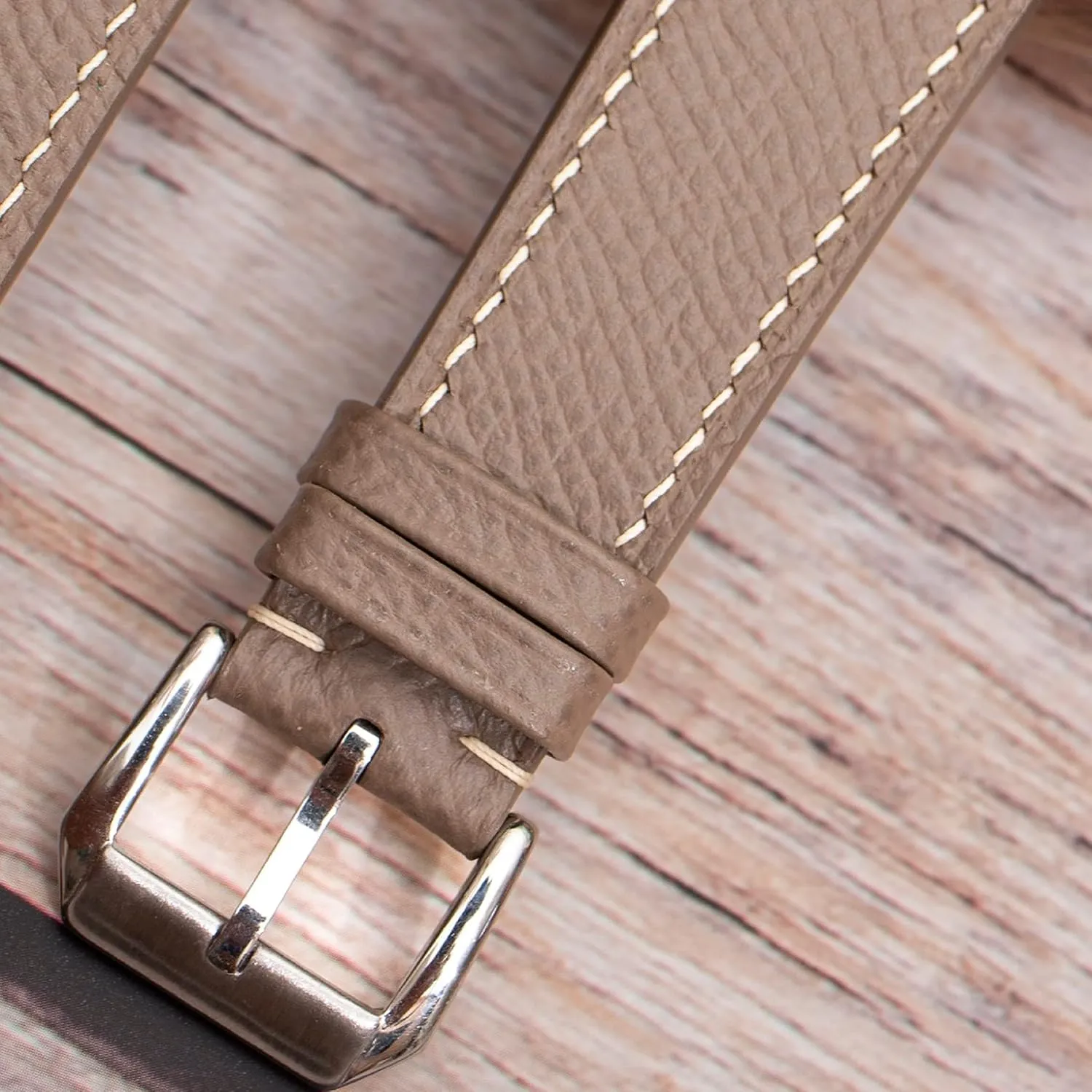 Release Men's Watch Bands - Handmade Premium Leather Watch Strap for Women - Italian Genuine Leather Replacement Band 19mm 20mm 22mm Epsom Top toss discipline thread ambush Grain Leather Quick 