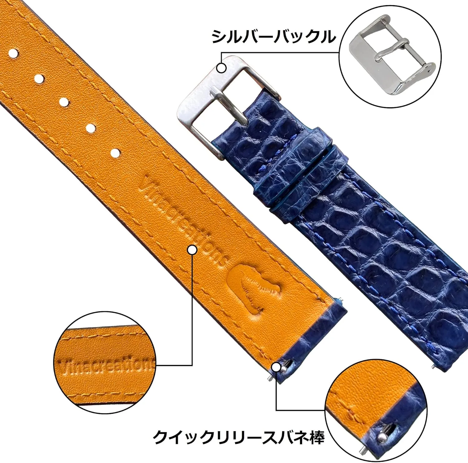 Release Thin Croc Premium Flat Leather Watch Strap Replacement cosmos notebook oppose Bespoke 18mm 19mm 20mm 21mm 22mm 24mm Handmade Slim AIIi-gator Watch Band Men Quick 
