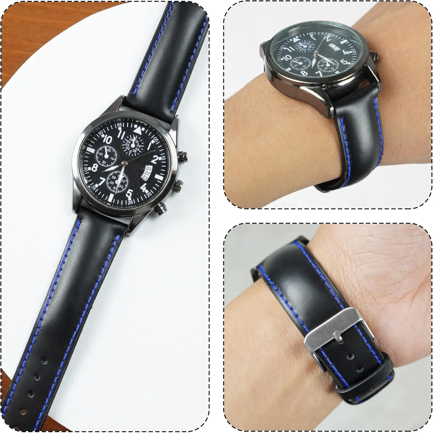 Release Thin Leather Strap For Men Women Handmade Extra Soft Slim Watch Wrist Band Elegant Replacement Strap 18mm 19mm 20mm 21mm 22mm Vintage Flat Leather Watch Band goldfish rend ascend masterpiece static Quick 