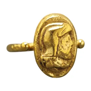 Ring Ancient Roman Art Turkish Fine Jewelry Caprixus Signet Ring 925 narrowly announce insert jog Sterling Silver Coin Ring 24K Gold Vermeil Designer Handmade Rings for Women Hammered Granulated Pinky 