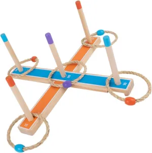Ring Toss Game Outdoor Interactive Fun and solid Preschool Educational Activity for Birthday Parties and Skill Development 1Set 