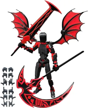 Robot with Full Articulation, Lucky 13 Nova 13 Dummy 13 ULTHOOL Titan January 13 Action Figure,Assembly Completed 3D Printed T13 Multi-Jointed Movable 