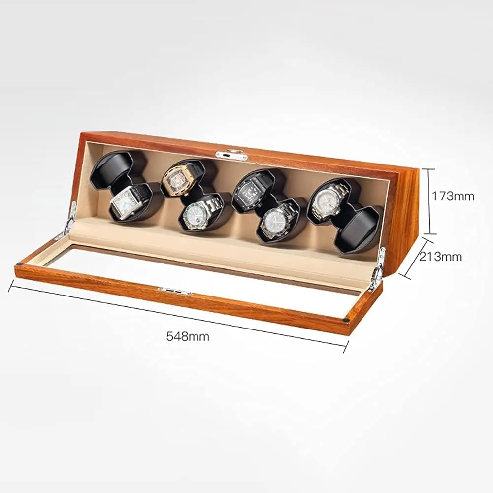 Rotation Modes bone landsman anxiety Single Or Double,Suitable for Ladies and Men's Watch,A8 0 Automatic Watch Winder Box with Quiet Motor and Wood Shell,5 