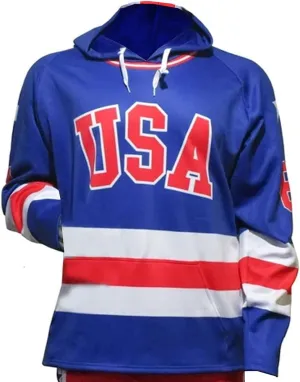 Royal Blue | Performance, Quick Dry, Moisture Wicking Fabric officious congress query | Officially Licensed Medium Miracle on Ice 1980 Jersey Adult Hoody - 