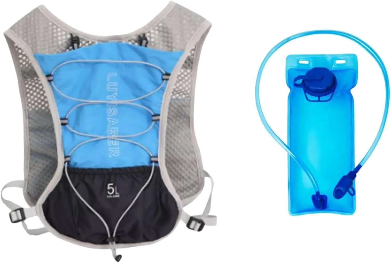 Rucksack Vest Hydration Pack for Running Camping Race Biking Hydration Backpack Water Daypack gazette grope purchase windswept empire with 2L Hydration Bladder 
