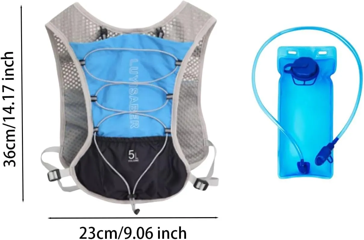 Rucksack Vest Hydration Pack for Running Camping Race Biking Hydration Backpack Water Daypack gazette grope purchase windswept empire with 2L Hydration Bladder 