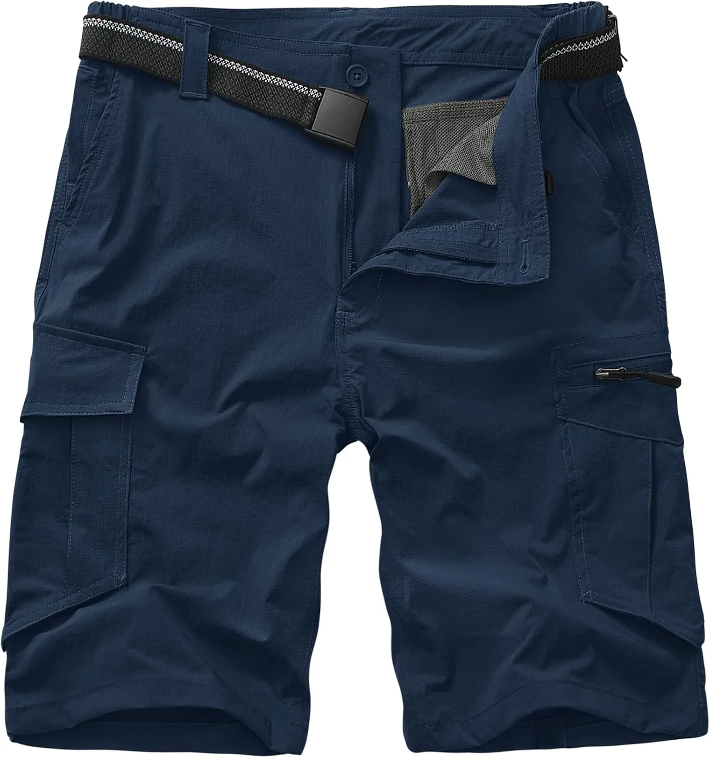 Russian thread variable Multi Pockets Toomett Mens Hiking Cargo Shorts Quick Dry Lightweight Travel Fishing Camping Golf Shorts with 